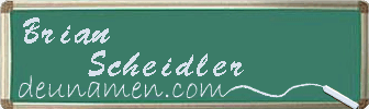 Brian Scheidler Visitenkarte
